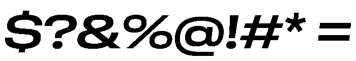GTStandard LExtendedSemiboldOblique 2 Font OTHER CHARS