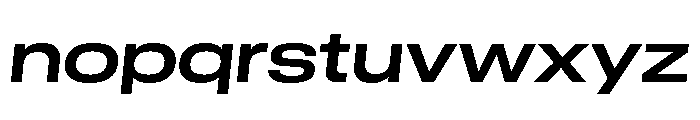GTStandard LExtendedSemiboldOblique 2 Font LOWERCASE