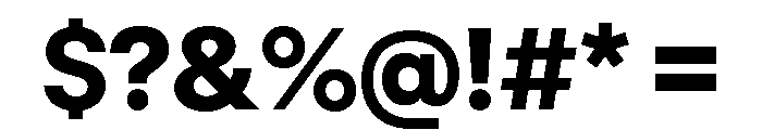 GTStandard LHeavy Font OTHER CHARS