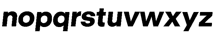 GTStandard LHeavyOblique 2 Font LOWERCASE