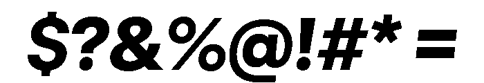 GTStandard LHeavyOblique Font OTHER CHARS