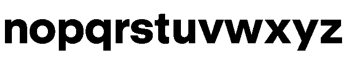 GTStandard LHeavy Font LOWERCASE