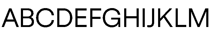 GTStandard LLight Font UPPERCASE