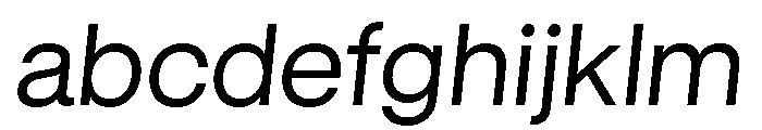 GTStandard LLightOblique FONT