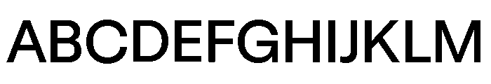 GTStandard LMedium Font UPPERCASE