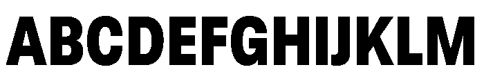 GTStandard LNarrowBlack 2 Font UPPERCASE
