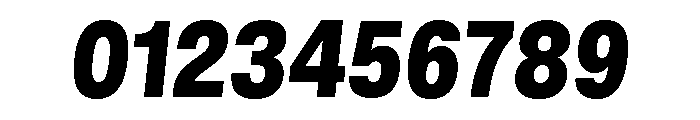 GTStandard LNarrowBlackOblique Font OTHER CHARS