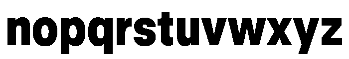 GTStandard LNarrowBlack Font LOWERCASE