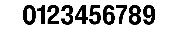 GTStandard LNarrowBold Font OTHER CHARS