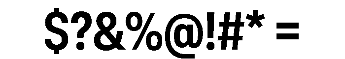 GTStandard LNarrowBold Font OTHER CHARS