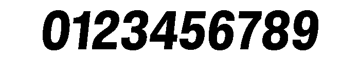 GTStandard LNarrowHeavyOblique Font OTHER CHARS