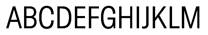 GTStandard LNarrowLight 2 Font UPPERCASE