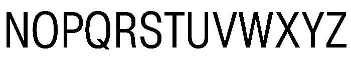 GTStandard LNarrowLight 2 Font UPPERCASE