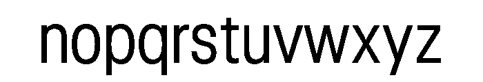 GTStandard LNarrowLight 2 Font LOWERCASE