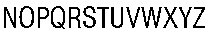 GTStandard LNarrowLight Font UPPERCASE