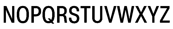 GTStandard LNarrowMedium 2 Font UPPERCASE