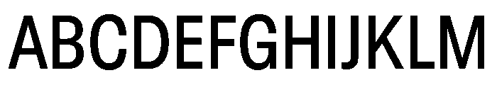 GTStandard LNarrowMedium Font UPPERCASE