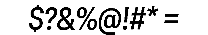 GTStandard LNarrowMediumOblique 2 Font OTHER CHARS