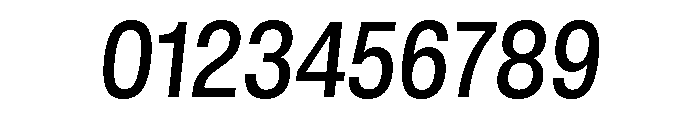 GTStandard LNarrowMediumOblique Font OTHER CHARS