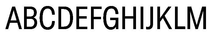 GTStandard LNarrowRegular 2 Font UPPERCASE