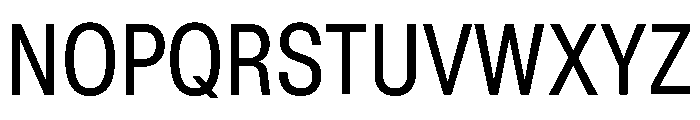 GTStandard LNarrowRegular Font UPPERCASE