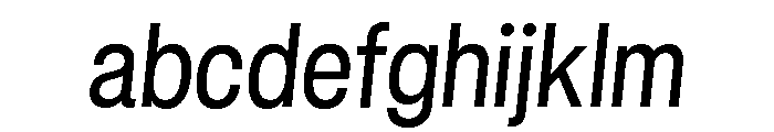 GTStandard LNarrowRegularOblique 2 FONT
