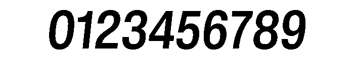 GTStandard LNarrowSemiboldOblique Font OTHER CHARS