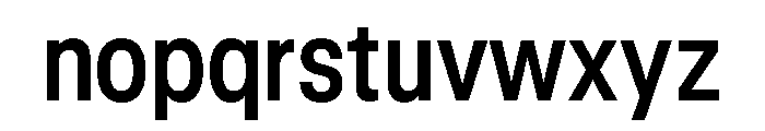 GTStandard LNarrowSemibold Font LOWERCASE