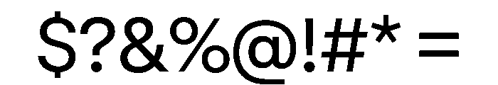 GTStandard LRegular Font OTHER CHARS