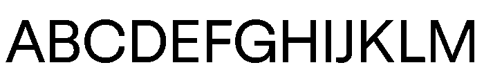 GTStandard LRegular Font UPPERCASE