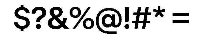 GTStandard LSemibold Font OTHER CHARS