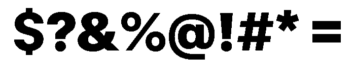 GTStandard MBlack Font OTHER CHARS