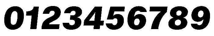 GTStandard MBlackOblique Font OTHER CHARS