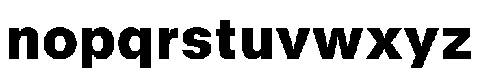 GTStandard MBlack Font LOWERCASE
