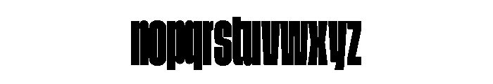 GTStandard MCompressedBlack 2 Font LOWERCASE