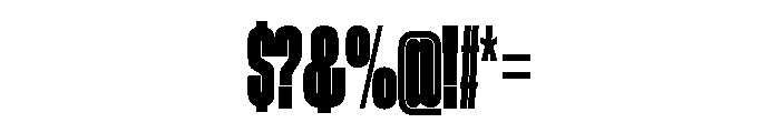 GTStandard MCompressedBlack Font OTHER CHARS
