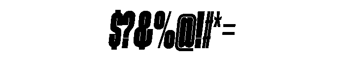 GTStandard MCompressedBlackOblique 2 Font OTHER CHARS