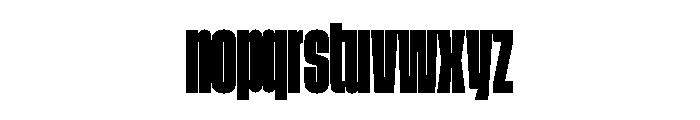 GTStandard MCompressedBlack Font LOWERCASE