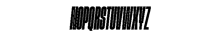 GTStandard MCompressedBoldOblique 2 Font UPPERCASE