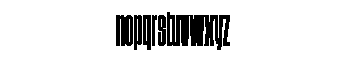 GTStandard MCompressedBold Font LOWERCASE