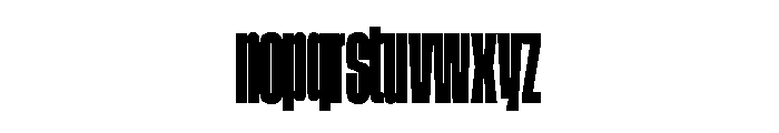 GTStandard MCompressedHeavy 2 Font LOWERCASE