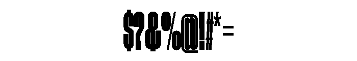 GTStandard MCompressedHeavy Font OTHER CHARS