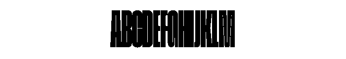 GTStandard MCompressedHeavy Font UPPERCASE