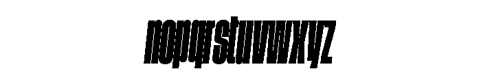 GTStandard MCompressedHeavyOblique 2 Font LOWERCASE