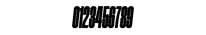 GTStandard MCompressedHeavyOblique Font OTHER CHARS