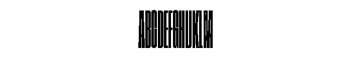 GTStandard MCompressedMedium Font UPPERCASE