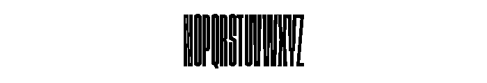GTStandard MCompressedMedium Font UPPERCASE