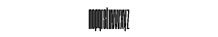 GTStandard MCompressedRegular Font LOWERCASE