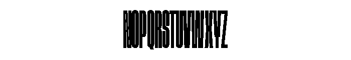 GTStandard MCompressedSemibold Font UPPERCASE