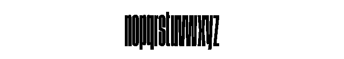 GTStandard MCompressedSemibold Font LOWERCASE